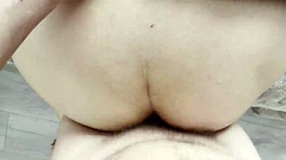 Fucked My Step Sister Hard While Watching TV, Hot Creampie in Her Tight Pussy