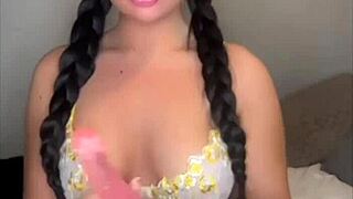 Teen British Exchange Student Solo MASTURBATION, OH YES!