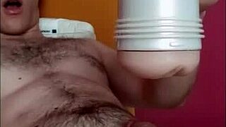 Pretty boy achieved a long-awaited orgasm with the help of a toy