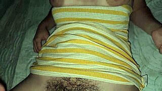 Sex with My Hijastra in Dress After Dropping Panties