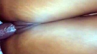 big ass girlfriend loves missionary creampie with monster cock