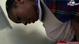 i’m craving that big black cock with my tiny black teen body