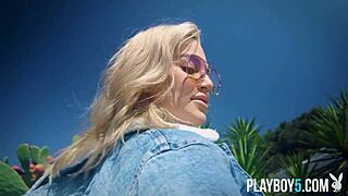 Stunning curvy teen Blake Blossom strips bare for Playboy shoot! 😍