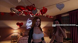 House Party - Threesome sex game with Stephanie and Vickie - YOLO