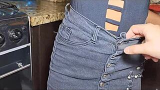 Latina Teen Step-Sister of 18 Shows Off Her Tight Secrets