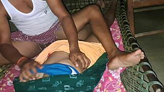 Bhabhi was roughly fucked by Devar in the saree, he enjoyed it