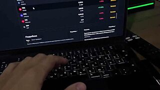 Busty blonde betrayed her cuckold boyfriend with his stepdad in wild threesome. College friends joined for puffy action!