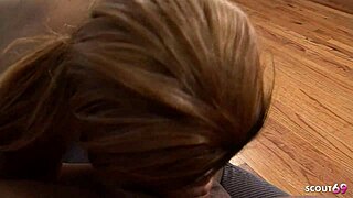 black ebony step-sister seduces step-brother's best friend with big cock. they bang hard when alone.