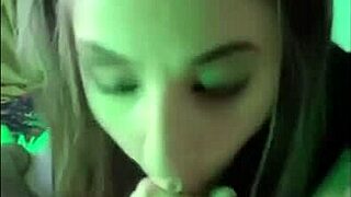 Hungarian Blonde Babe Sucks Small Cock for Holiday Cumshot on Snapchat