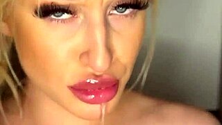 Horny College Girl Teases with Banana in Hand