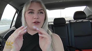 BTS Maisey Monroe Gets Naughty with Road Head After Shoot