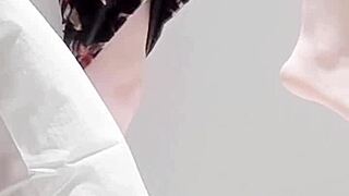 Adult one piece outfit on skinny Asian student, curious to see more?