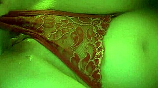 My colleague pulled my panties to the side and fucked me well