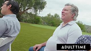 Adult Time - Sneaky Public POV Fuck Turns Into Wild First 3-Way for Alona Bloom and Lily Starfire