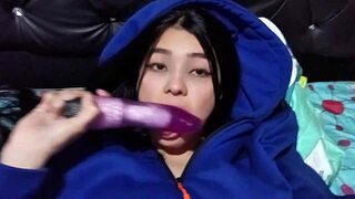 Nanny with huge tits craved my cock right at home