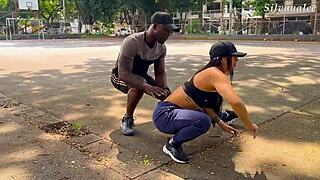 Holy Cow! Busty Milf Student Nailed by Trainer XanderBlackX with Massive Black Cock!