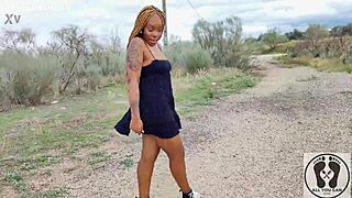 i can't get enough of her big ass and tits out in sneakers