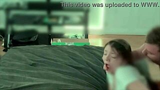 step daughter flashes her wet pussy