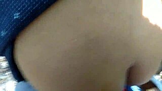 DESI GIRLFRIEND FUCKING BOYFRIEND HARDCORE DOGGY STYLE OUTDOOR WITH HORNY TITS AND HAIRY PUSSY!