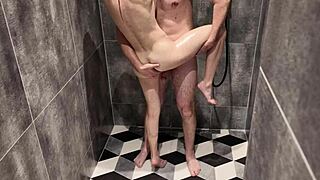 Step Daughter Sneaks a Steamy Shower with Step Dad for Forbidden Thrills.