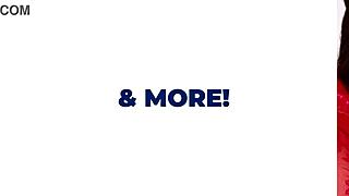 Blonde student with big natural tits gets her pussy licked in homemade foreplay. Curvy body teased!