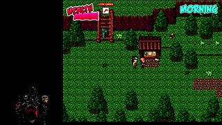 Zombie retreat ep 1 features teen blowjob and monster cock assfucking.