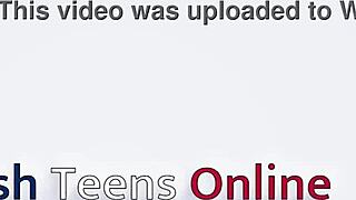 Blonde student with big natural tits gets her pussy licked in homemade foreplay. Curvy body teased!