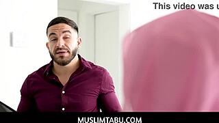 Muslimtabu - sexy arab hijab student Paulina Ruiz bangs her big cock teacher.