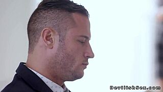 Student lures teacher into pounding her shaved pussy in hardcore session