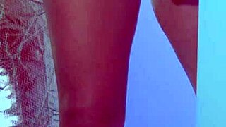 Yo, check this college desi in sexy dress playing with glass dildo! 😍