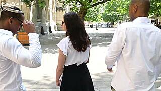 Language teacher Billie Star hosts BBC students for double penetration in bedroom fuck fest. Her fake tits bounce with every thrust.