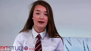 British Teen 18+ Mocks Your Small 18+ Cock in Solo Homemade Vid. First Time Humiliation!