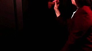 student sucks cock at the gloryhole in homemade lingerie