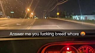 Breed whore gets used and her birth control thrown out fucked and filled with cum.