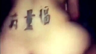 Blonde babe bouncing at college party