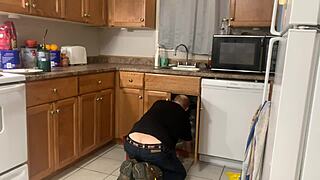 Yo, plumber took this teen 18+ girl's virginity right before prom night! 😍