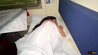 Girl Wakes On Train From Rough Penetration!