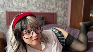 ASMR Naughty College Girl Teases With Solo Play and Sultry Feet