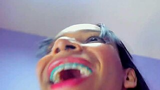 Man, lesbian girls got fucked with strapon in rough play!