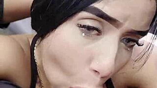 I suck his dick while driving on the public road.