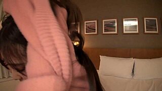 Hey, tricked this Japanese student into underwear shoot but ended up inside her!