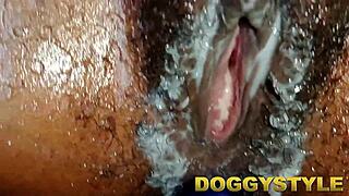 Drunk Skinny Teen Squirts From Fingered Pussy