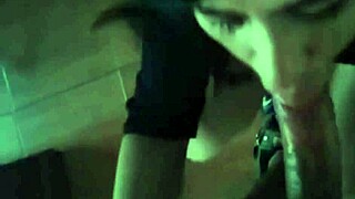 I’m obsessed with this beautiful student’s sloppy handjob and cumshot.