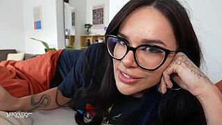 Sharing a Bed with Big Titty Goth Babes Effy Cutie and Natasha Noel