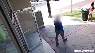 I’m Shaken by Shoplifter Selina Bentz Showing Wild Skills to the Officer