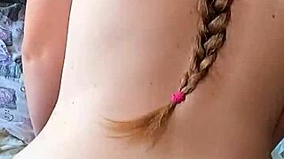 Step sister records intimate moment on phone.