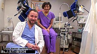 Student Jackie Banes Busted and Blasted in Hard Face Fucking