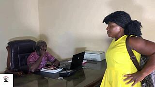 Honey college student reports master but ends up enjoying wet office fun. She loved every squirt!