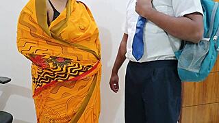 bhabhi tricks student into wild fun to satisfy her hidden desires