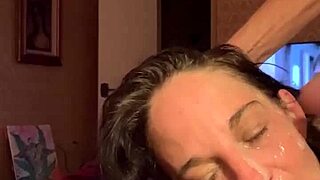 double jizz facial on older woman for college tuition